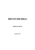 Mist on the Hills - String Quartet (Parts Only)