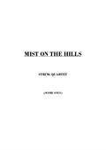 Mist on the Hills - String Quartet (Score Only)