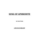 Song of Aphrodite - Solo Violin