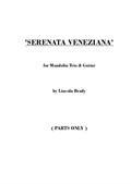 Serenata Veneziana - Mandolin Trio & Guitar (Parts)