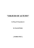 Colours of Autumn - Harp & String Quartet (Score Only)